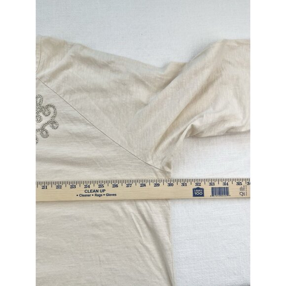 Catherine’s Women’s Embroidered Top Shirt Ivory‎ 3X - Picture 6 of 7